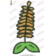 Spike Plant Embroidery Design